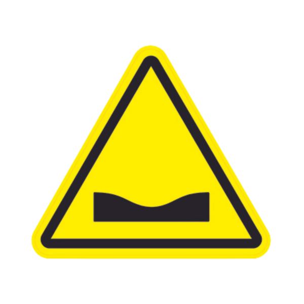 Panneau Triangle PSI Danger Creux TRI-ABS157